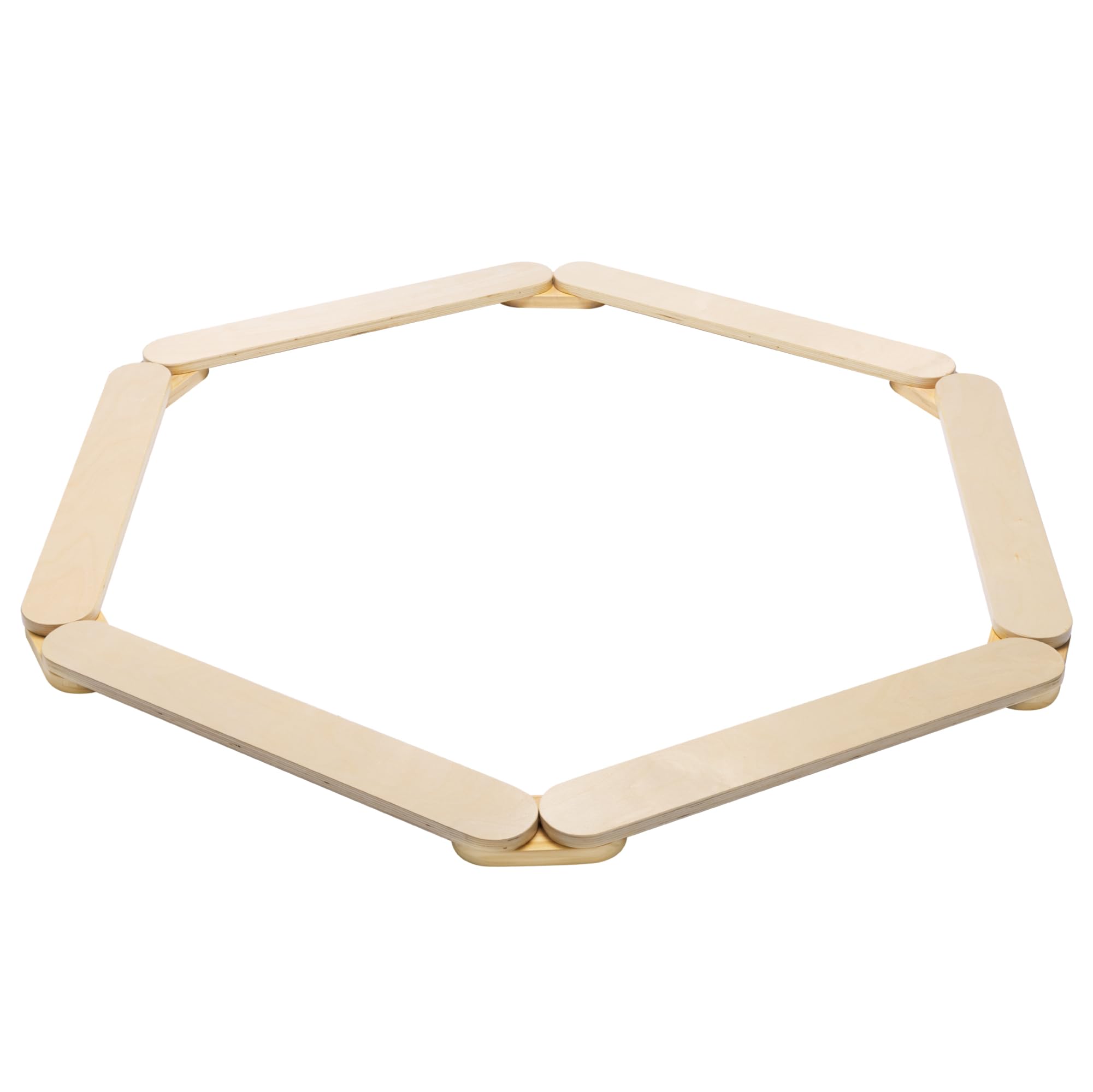 Navaris Poutre d'équilibre en Bois pour Enfants - Module motricité bébé avec 6 Planches Jouet d'équilibre intérieur extérieur - Parcours de motricité éducation Montessori