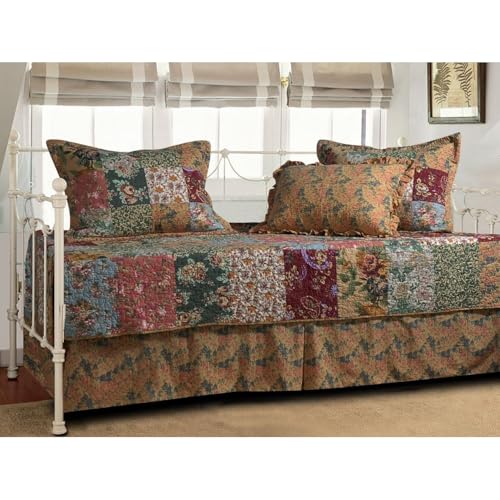 Floral 5-Piece Daybed Ensemble Bedding Set New