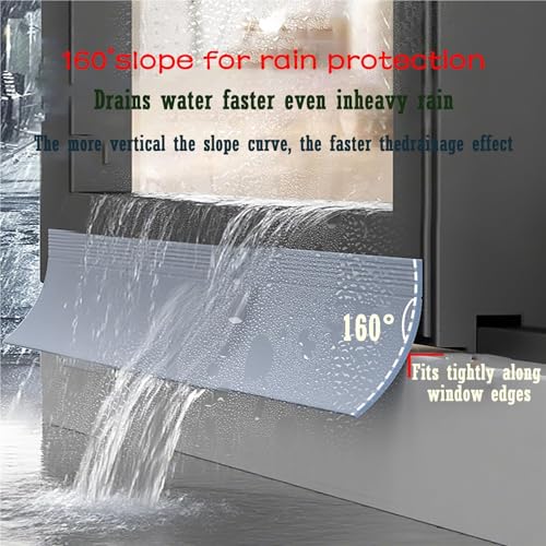 Protection Anti-Goutte Auto-adhésive pour Portes et Fenêtres - Lot de 4 - Largeur 90 mm - 5