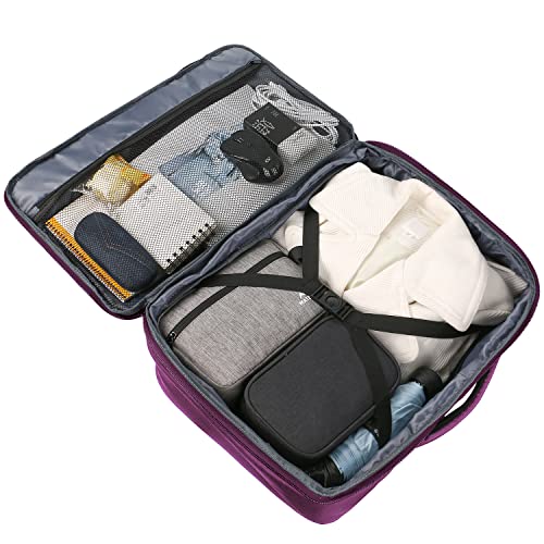 Matein Travel Backpack For Women, Expandable Flight Approved Carry On Backpack, Water Resistant Lightweight Suitcase, Large Business Weekender Personal Item Backpack, Gift For Traveler, Purple #TOP4
