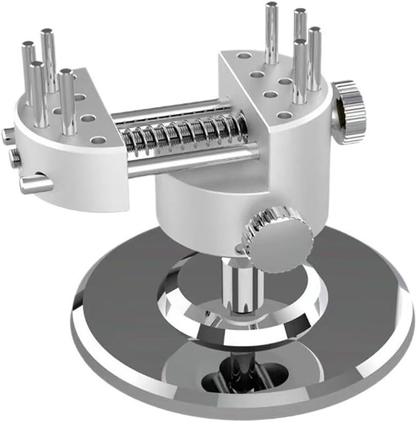 360° Rotating Pin Vise Tool Aluminum Alloy Adjustable for Precision Work and Model Making