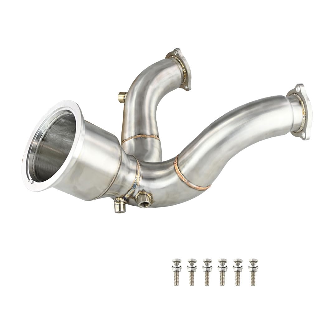 fmic.eu PERFORMANCE Downpipe do Audi S4 S5 B9 3.0 TFSI 2015- OPF sportowy układ wydechowy wydech nierdzewny