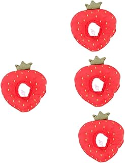 Ipetboom 4 Pçs Coleira De Gato E-Colares Para Cães Gatinhos Coleira De Recuperação Cone De Pescoço De Frutas Coleira Anti-Mordida Para Gato Coleira Anti-Lambida Coleira De Gato Decorativa