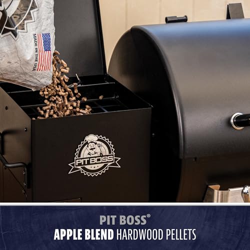 Pit Boss Apple Blend 100% All Natural Hardwood BBQ Pellets, 15 lb Bag