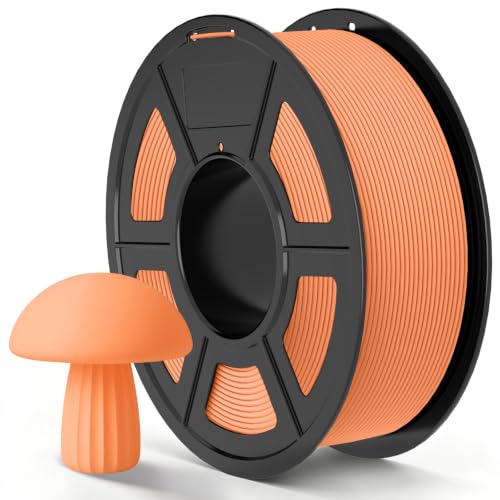 Image of TECBEARS Matte PLA Filament Rapid 50-600mm /s Printing, 1kg Sunny Orange