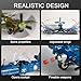 WW2 Military Plane Building Sets Compatible with Lego, Create US F4U & UK Spitfire Fighter Jet Models Toys, Great Army Airplane Aircraft Gifts for Boys Kids