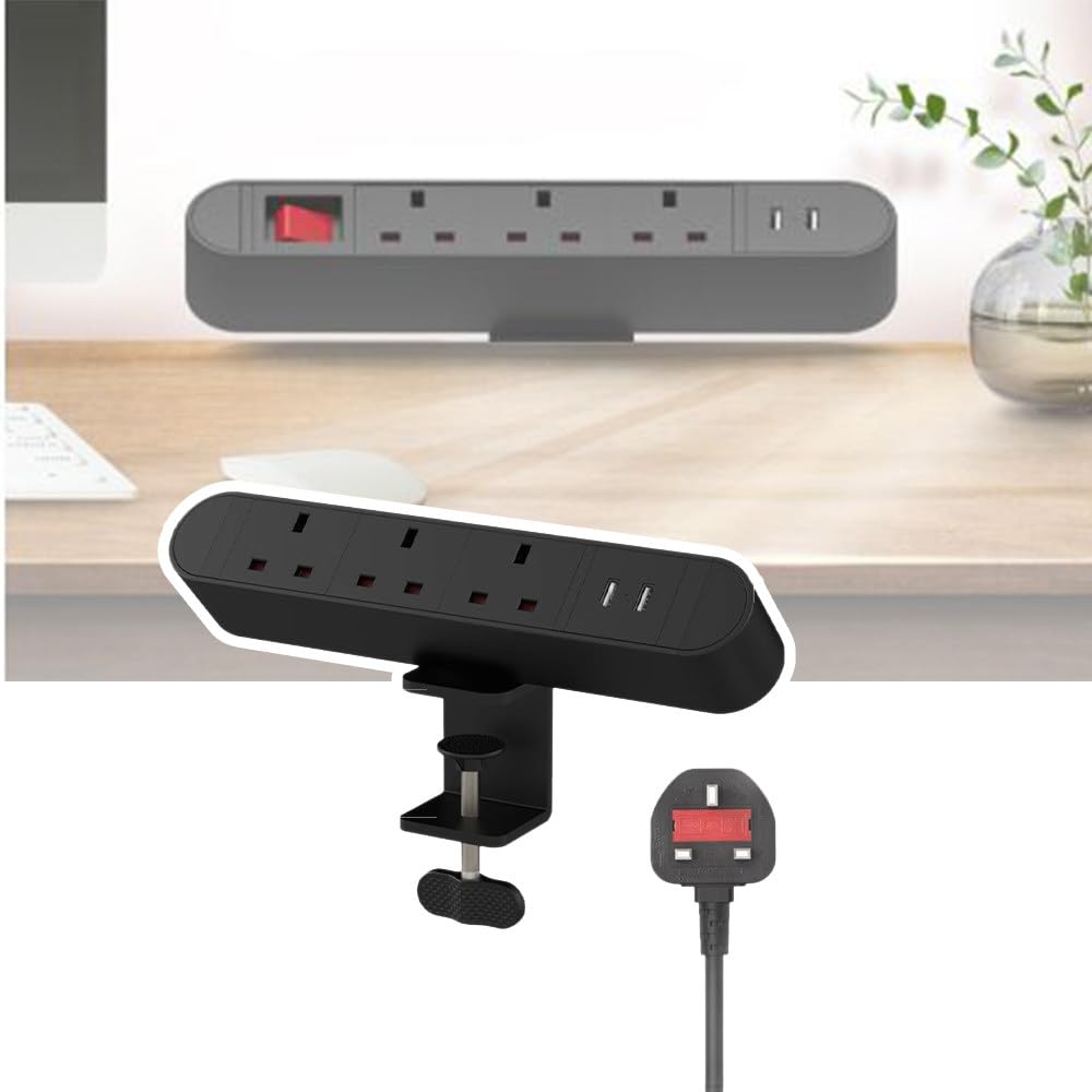 Prise d'alimentation USB de bureau robuste en alliage d'aluminium durable