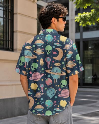 Image of 99TIMORO Funny Movie Mens Hawaiian Shirts Button Down Short Sleeve