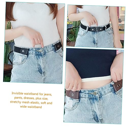 LIFKOME No Buckle Stretch Jeans Belt for Men and Women Invisible Elastic Waist Belt Comfortable and Flexible Design for Everyday Wear2