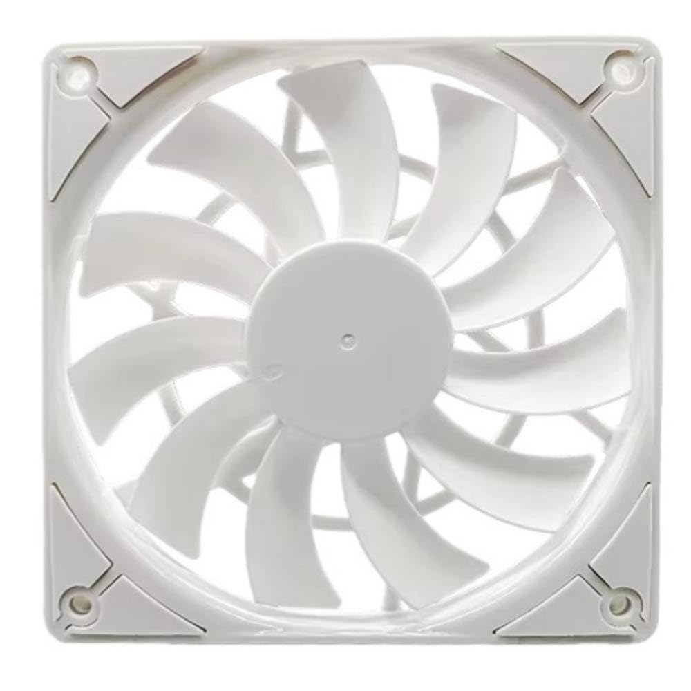 Ventilador de refrigeración Fanner MF12015 de 12 cm con aspas contrarrotativas y 2500 RPM en blanco 2