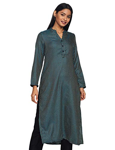 Image of Indigo by Clarks Women's Acrylic Straight Winter Kurta