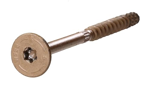 Miniatura 4 de Simpson Strong-Tie SDWS22600DB-R50 Tornillos para madera SDWS de accionamiento fuerte (grado exterior), 0.220 pulgadas x 6 pulgadas, revestimiento