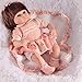 Realistic Bambino Toddler Reborns Doll Doll da 17 pollici Aperto Aperto sorridente Giocattolo del bambino Bambole neonate Regalo infantile con i vestiti for i bambini Reborn Baby Girl Dolls Vestiti