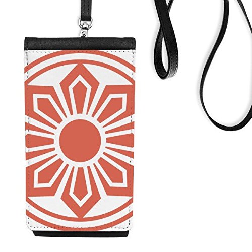 Pochette smartphone fleur rouge pour vos sorties et voyages légers