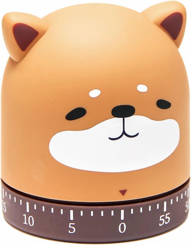 Cooking Timer Animal, Animal Timer Egg Timer Countdown Timer for Kids, 60-Minute Wind up Dial Rotating Timer, Countdown Time Management Loud Alarm Timer for Cooking Reading Sports
