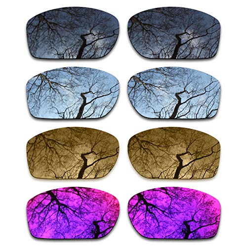 ToughAsNails Set of 4 Polarized Replacement Lenses for Oakley Valve Pack-BSBM3