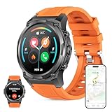 KSIX Explorer 2 Smartwatch Deportivo GPS Dual-Band para Running y Ciclismo, Reloj Outdoor montaña con altímetro barómetro brújula para Senderismo, Trekking, natación 5 ATM, Llamadas, pulsómetro