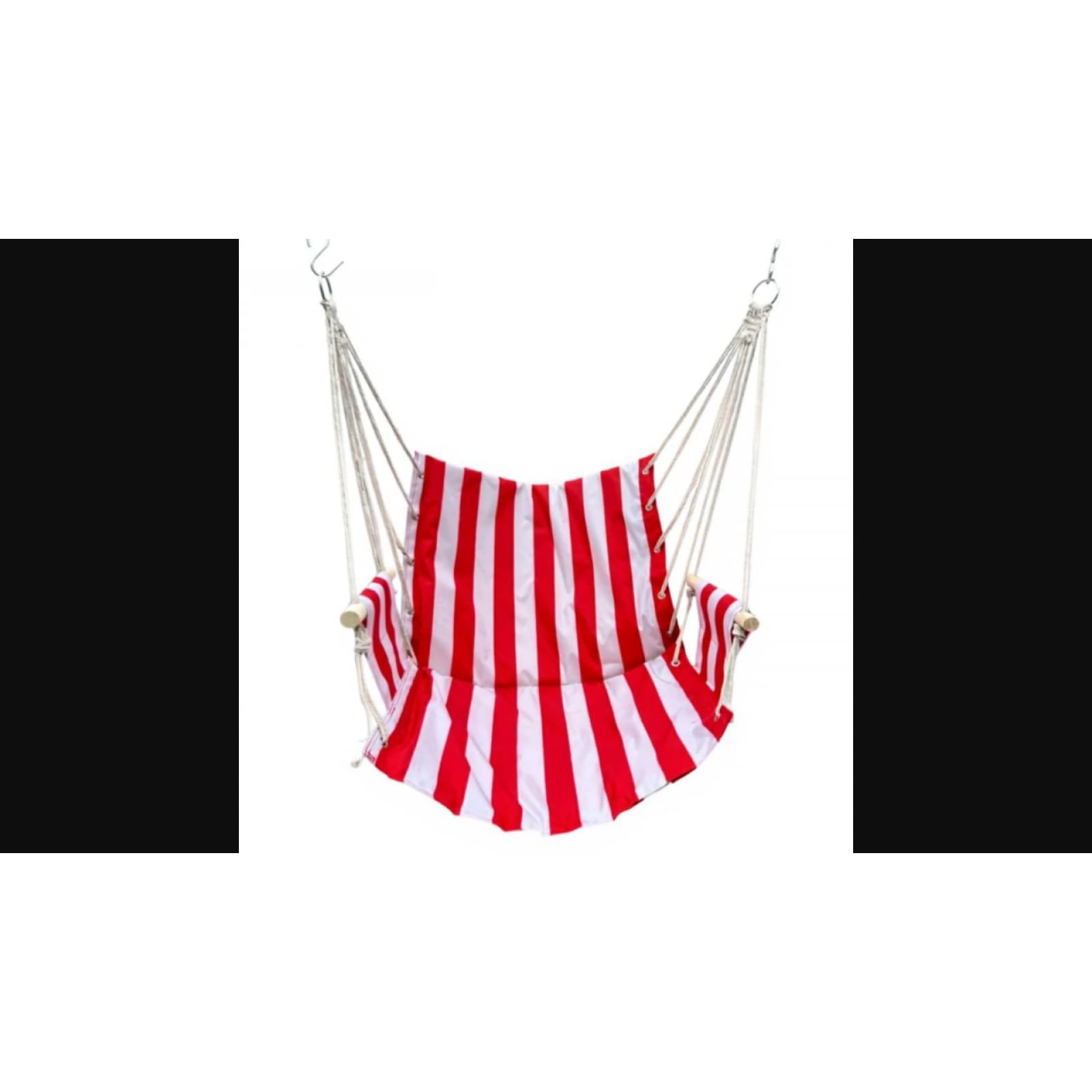 Hanging Seat Chair, Sturdyduty Canvas Hanging Chair, Indoor Outdoor Dorm Balcony Red White Stripe|Home & Garden|Furniture|Sofas, Loveseats & Chaises-image-44