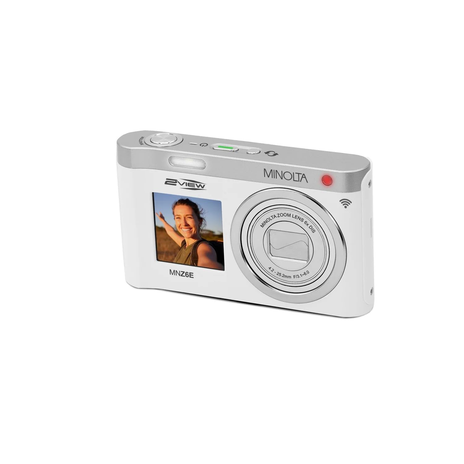 みみページ Amazon.com: Minolta MNZ6E 2VIEW 64MP 6X Optical Zoom WiFi Camera