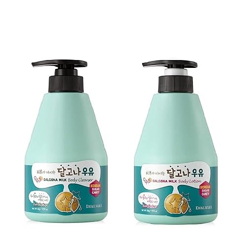 Miniatura 15 de Kwailnara WELCOS Set de Loción Corporal y Gel de Baño de Leche de Fresa – Set de Cuidado de la Piel Coreano Hidratante y Revitalizante con Extracto
