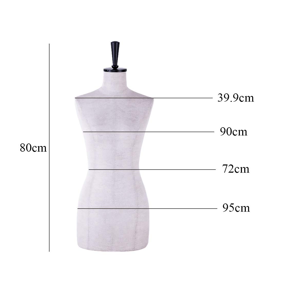 Maniquí de Sastre, maniquí de Costura Femenino, maniquí de confección, maniquí estereoscópico, maniquíes de exhibición, 170/92A