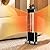 EAST OAK 1200W Electric Heater, Under Table Electric Heater with Double-Sided Design Silent Heating, IP65 Waterproof Portable Patio Heater with Handle and Protection from Tip-Over & Overheating