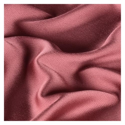 Tissu satin au mètre uni fin et brillant pour couture de jupes et chemises d'été