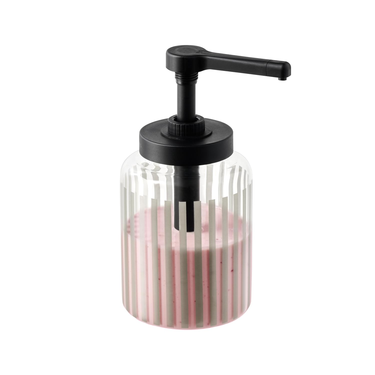 APS 93291 Dosificador DISPENSA - Vidrio, 1,7 litros, Ø 13 cm, alt.: 27 cm, volumen de dosificación 15 ml