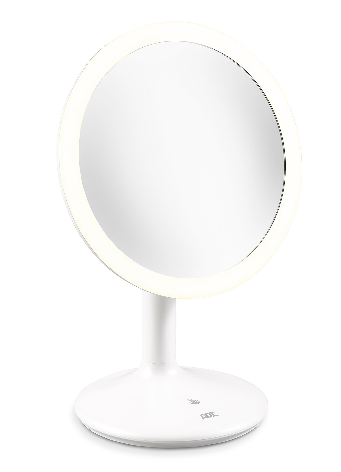 Espejo de maquillaje y aseo con luz y aumento regulables