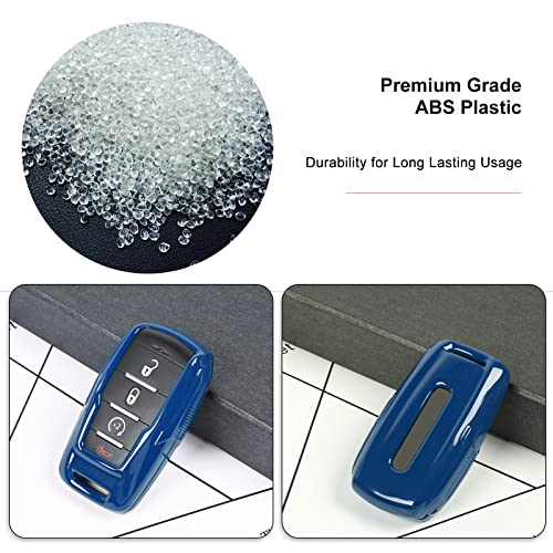 Image of Key Fob Case Cover Key Bag Holder Protection Shell Accessories for Dodge RAM 2018-2026,Blue