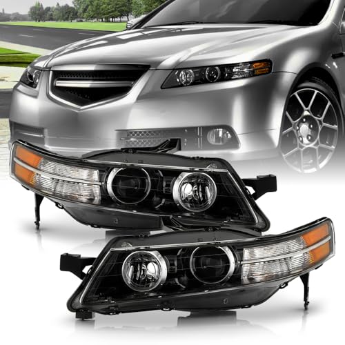 KEEKPO - For 2004-2008 Acura TL Type-S Style HID/Xenon Projector Headlights Headlamps Replacement Pair Set Left+Right