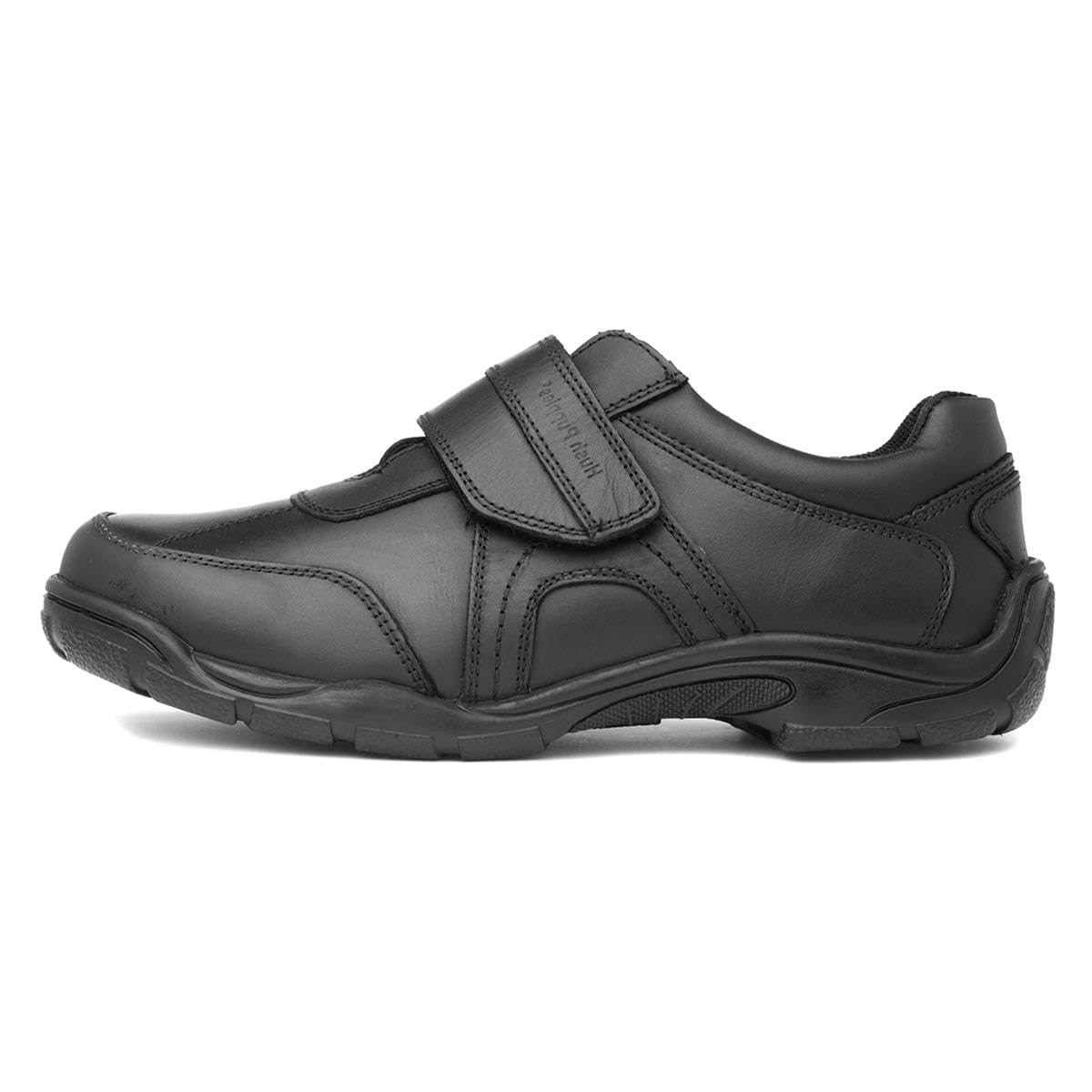 Hush Puppies Boys Arlo Senior School Uniform Shoe, Black, 3 UK Child