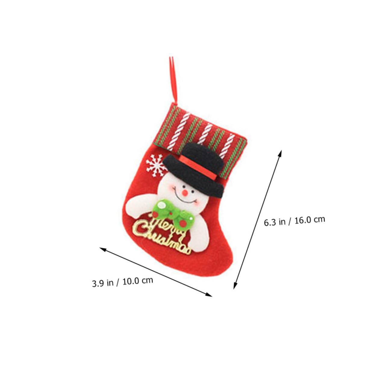 TOPBATHY 3 Sets 10 Stück Christbaumkugeln Set Vliesstoff Strumpfbeutel Baumanhänger Dekoratives Partyzubehör