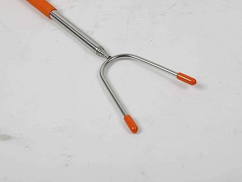 Miniatura 5 de 5 palitos telescópicos para asar malvaviscos de 45 pulgadas, palos de acero inoxidable para asar perros calientes para fogatas, hogueras, pinchos,
