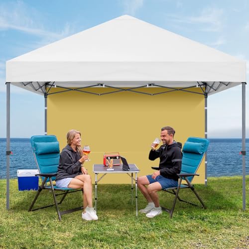 Image of MASTERCANOPY 12x12 Pop Up Canopy Sidewall Only 1-Pack Beige