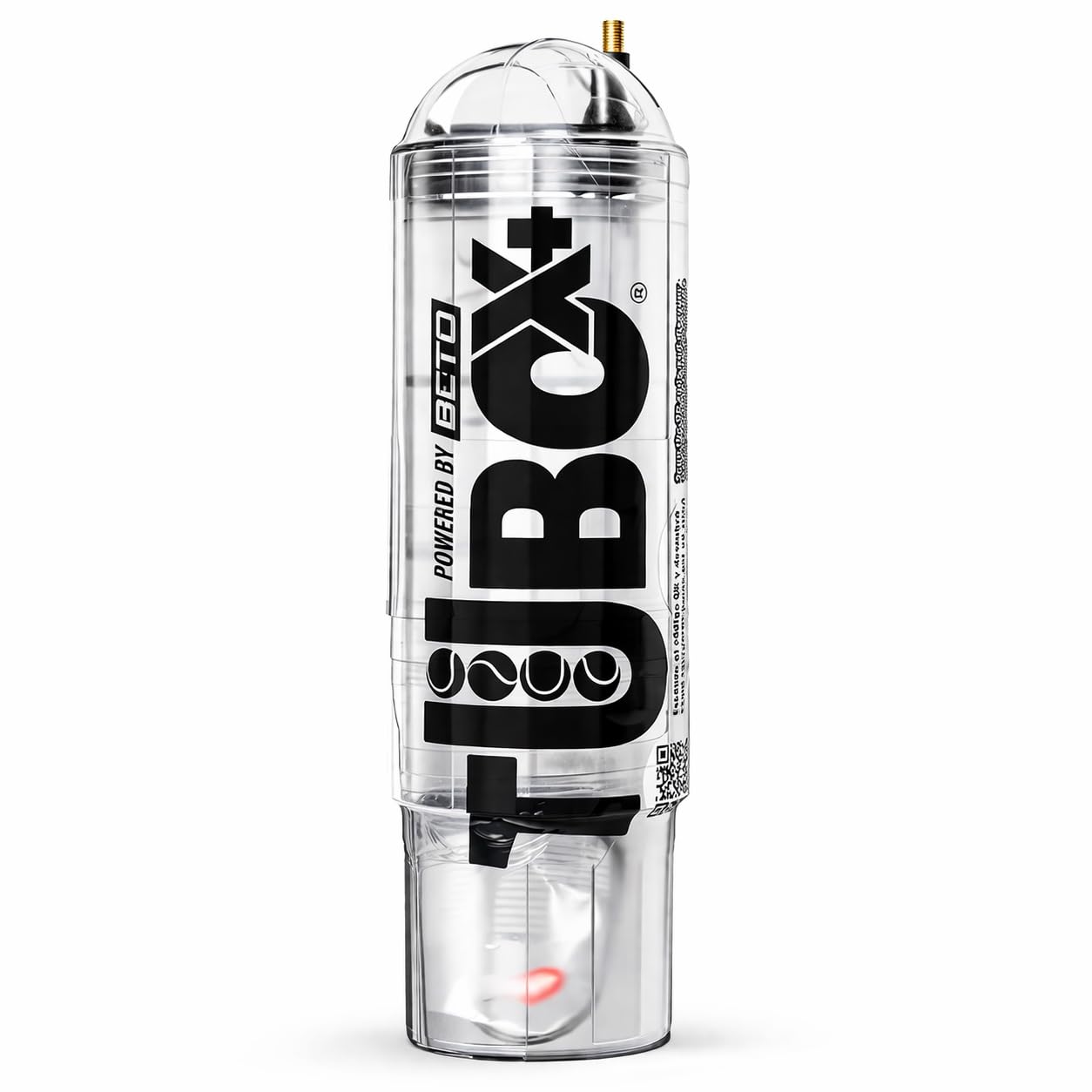TUBOPLUS - Pressurizer boat for paddle and tennis balls | TUBOX4 Crystal (WITHOUT Pump) | Compressor for Balls | Essential Accessories