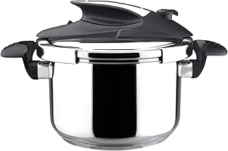 Magefesa Nova – Express Quick Cooker 4L, Stainless Steel 18/10, Pressure Sensor, Easy and Convenient Closing, Healthy Cooking, Induction, Energy Saving