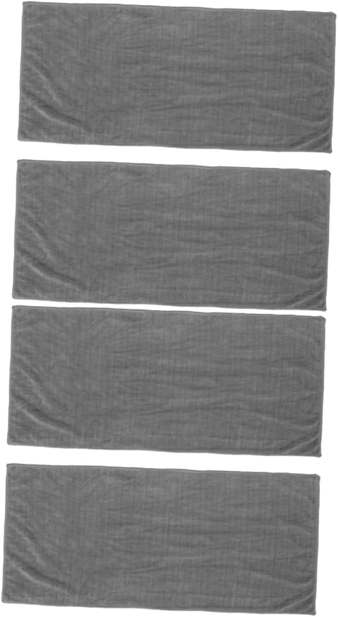 Milisten 4pcs Quick Dry Microfiber Sports Towel for Gym Yoga Camping and Fitness Ultra Absorbent Lightweight and Easy to Carry