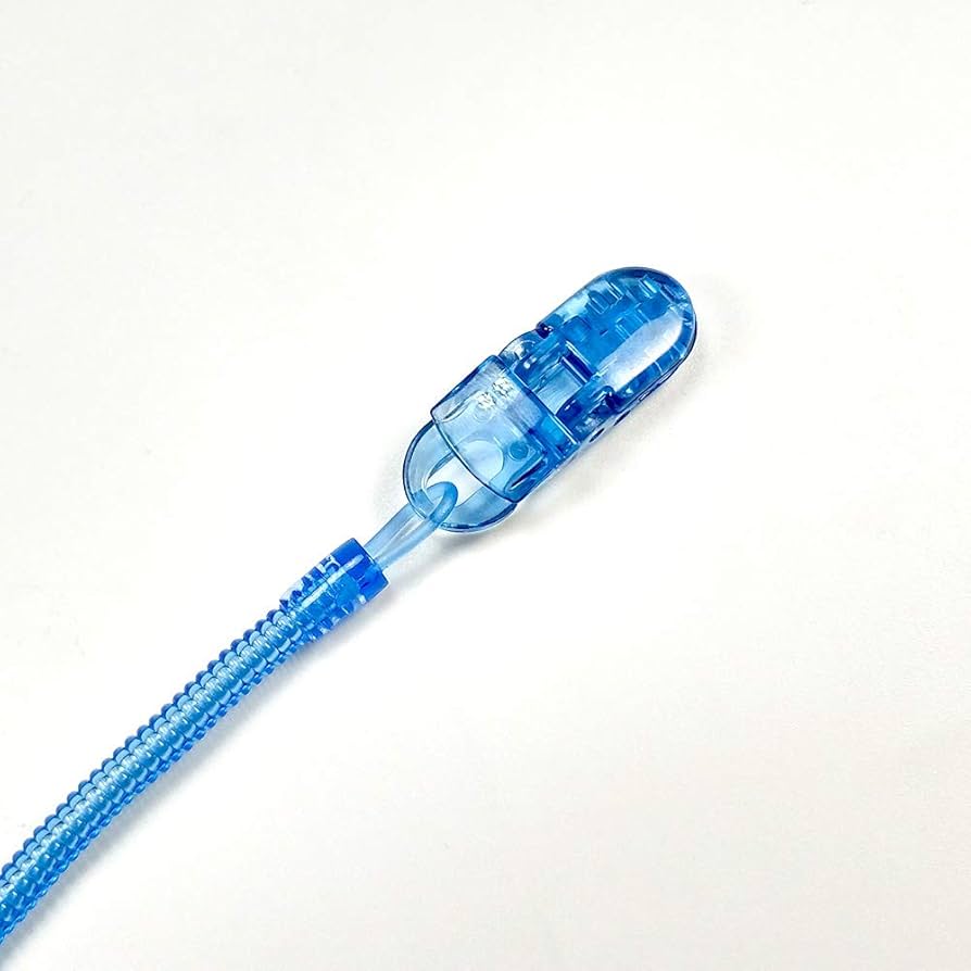 点と線　ブルー　ストラップ付き EX-zero|伸縮ストラップ式ランヤード | 「TITAN」墜落制止用器具