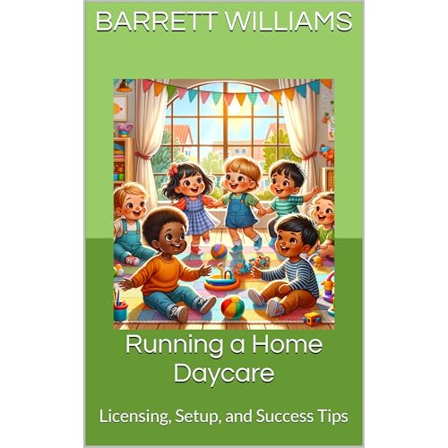 Running a Home Daycare Audiolibro Por Barrett Williams arte de portada