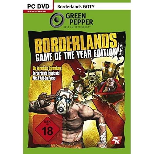 Borderlands - Game of the Year Edition (1. Version + 4 Add-On)