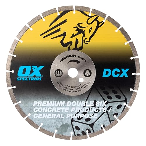 OX Spectrum Plus 350mm Diamond Blade – General Purpose Double Six