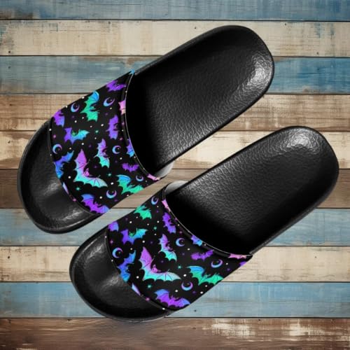 Image of Footwear for Mens Open Toe Athletic Sandals Anti-Slip Sole Slide Sandals Pillow House Flat Shoes Comfortable Slip On Slippers for Indoor & Outdoor