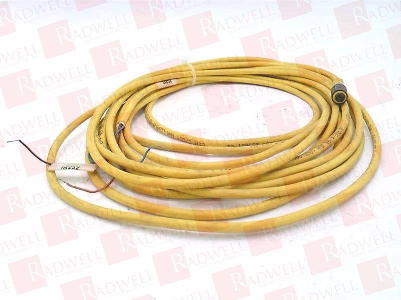 PKG 4Z-6, Cordset, Str M8 F 4p to Cut end, 4x26AWG 6m, PVC, YEL, U0070-01