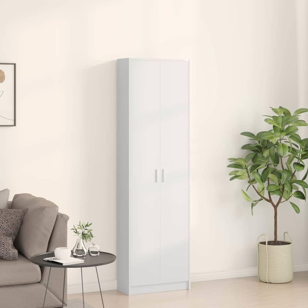 Genérico Armario con Estante 55 x 25 x 189 cm Madera de ingeniería,Mobiliario,Armarios y Almacenamiento,Armarios roperos-3334008