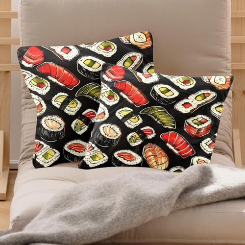 Housse de coussin sushi lavable pour protéger et décorer votre canapé