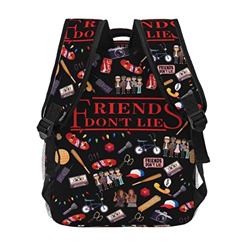 Uinta Cute Backpacks Cartoon Bookbags Casual Daypack Laptop Backpack Waterproof Travel 17In Backpacks For Girls Boys Adult, Black, One Size #TOP3