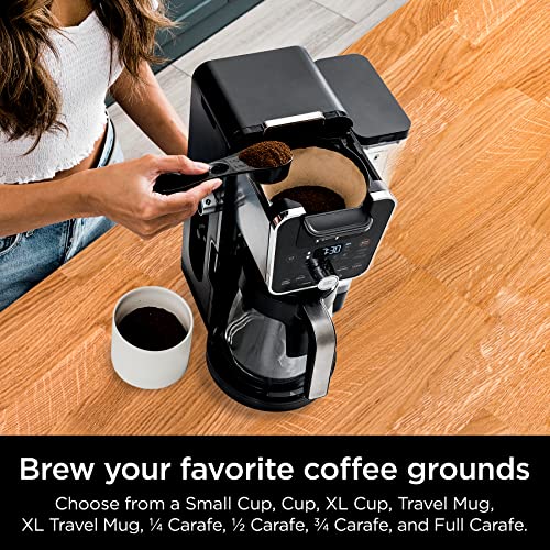 Ninja CFP201 DualBrew System 12-Cup Coffee Maker, Single-Serve for Grounds & K-Cup Pod Compatible, 3 Brew Styles, 60-oz. Water Reservoir & Carafe, Black by Ninja - Image 3