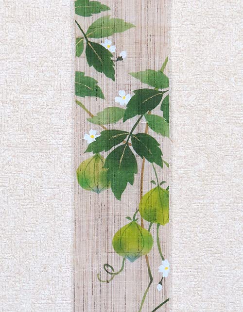 Amazon.co.jp: 細タペストリー：フウセンカズラ W10×H170cm / 洛柿庵