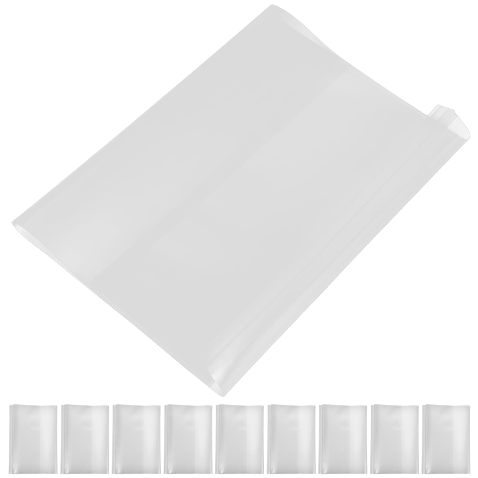 Lurrose 10 Juegos Portada Del Libro De Cuentas A5 Transparente Caso Claro Álbum Forros Para Libros Ajustables Forros Ajustables Para Libros Funda Protectora Para Libro Páginas 10 Uds * 10